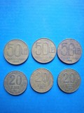 Lot Monede Rom&acirc;nia anul 1991,1992,1993