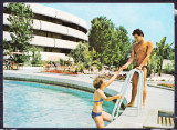 AMS - ILUSTRATA 366 STATIUNEA VENUS - PISCINA HOTELULUI ILEANA 1980, CIRCULATA, Printata
