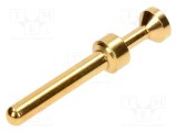 Pin tată HARTING aliaj cupru aurit 0,14&divide;0,37mm2 26AWG&divide;22AWG crimpat