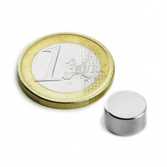 Magnet neodim disc Ø9&#215;5 mm, putere 2,7 kg, N50