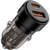 Incarcator Auto Tech-Protect CC03, 75W, 3A, 1 x USB-A - 1 x USB-C, Negru, Universal