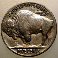 C.039 USA SUA BUFFALO NICKEL 5 FIVE CENTS 1913 VARIANTA 2 ON A LINE