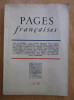 Revista Pages Francaises, nr.15 (1946) Tzara Eluard Aragon Lautreamont Valery