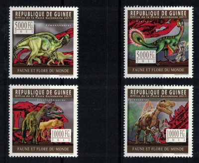 GUINEEA 2011 - Dinozauri /serie completa MNH foto