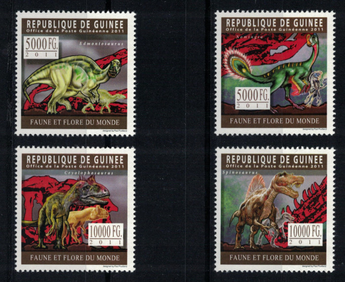 GUINEEA 2011 - Dinozauri /serie completa MNH