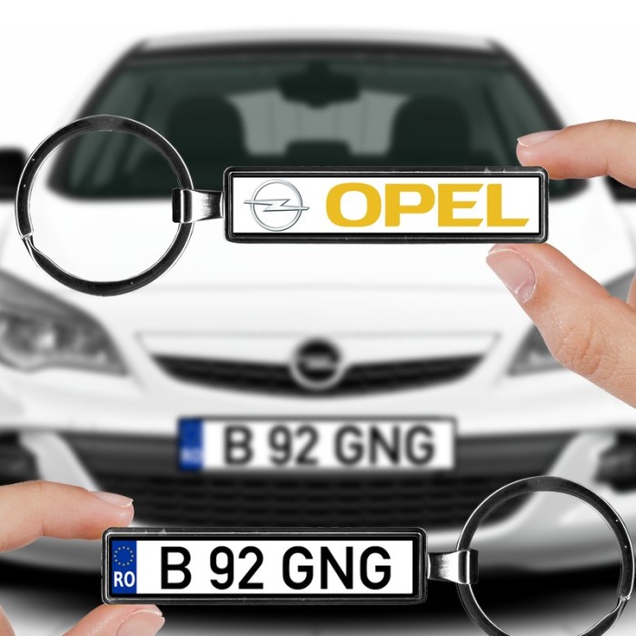 Breloc numar auto Opel Breloc numar auto Opel