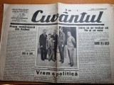 Cuvantul 27 octombrie 1931-regele mihai,regele carol al 2-lea,nicolae iorga