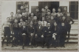 Fotografie de grup cu cercetasi romani// foto tip CP, Romania 1900 - 1950, Portrete