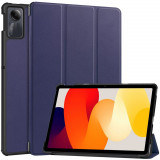Husa tableta compatibila xiaomi redmi pad se, foldpro cu microfibra, auto sleep/wake, blue