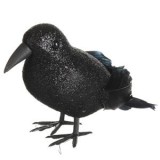 Corb Decorativ de Halloween, 10 cm, Negru, CMCLASS