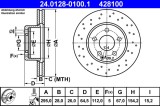Disc frana ATE 24.0128-0100.1 Mercedes-Benz C-Class