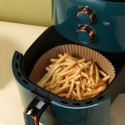 Set 50 Forme Rotunde Hartie Copt AirFryer 16x4.5cm Wei A13830 DNC53590 foto