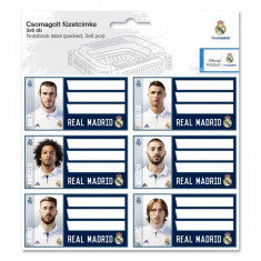 Etichete caiet FC Real Madrid 2017 18 buc foto