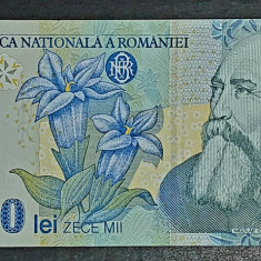 Bancnota 10 000 lei hartie 1999 UNC