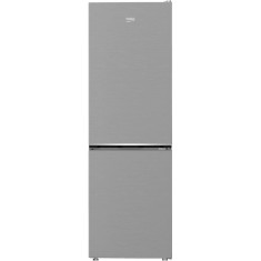 Combina frigorifica Beko B1RCNA364XB, 316 l, No Frost, AeroFlow, XXL Bottle holder, MaxStore, Clasa E, H 186.5 cm, Metal Look