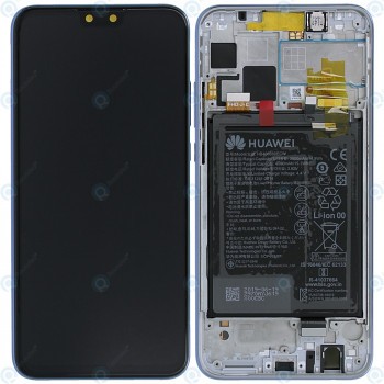 Huawei Y9 2019 (JKM-L23 JKM-LX3) Capac frontal modul display + LCD + digitizer + baterie aurora violet 02352FDU foto