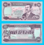 Irak (p#85) 250 Dinars 1995 aUNC+ &#039;Saddam Hussein&#039; serie: 0894040