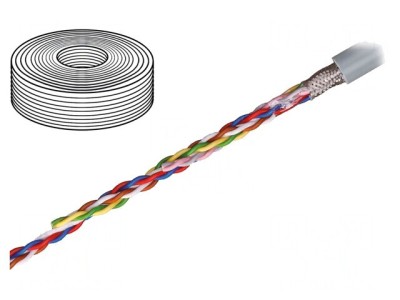 Cablu transmitere date chainflex CF211 4x0,25mm2 gri foto