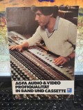 AGFA audio &amp; video profiqualitat in band und cassette, Catalog al produselor Agfa, circa 1985, 250