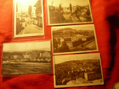 Set 5 Ilustrate Sarajevo ,2 circulate 1927-1929 la Bucuresti si Varna foto