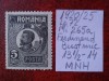 1920- Romania- Ferd. b. mic Mi265a-MNH, Nestampilat