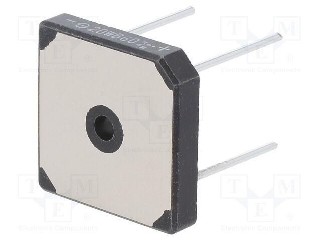 Punte redresoare monofazat SHINDENGEN Urmax 600V 20A 500A S20WB