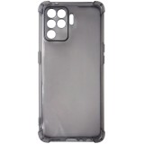 Husa spate silicon, colturi intarite, fumuriu transparent, pentru Oppo A94 4G, Reno 5 Lite