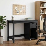 Cumpara ieftin Set birou si cabinet MOSS 2 buc. Gri 112 x 50 x 75 cm
