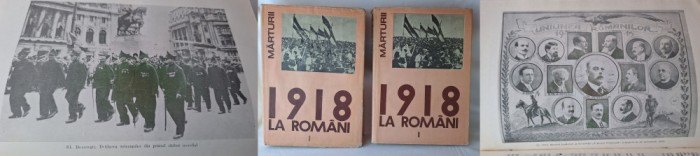 Desavarsirea unitatii national statale a poporului roman, anul 1918, carte de istorie volumul 1 si volumul 2