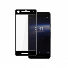 Folie protectie sticla securizata 3D curbata pentru Google Pixel 2, negru foto