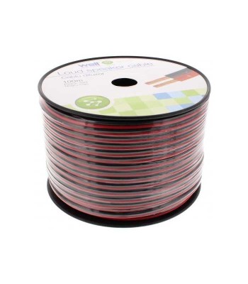 Cablu difuzor rosu/negru CCA 2x2.50mm Well LSP-CCA2.50BR-100-WL foto