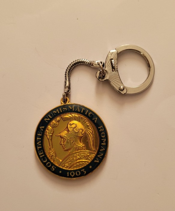 Breloc societatea numismatica romana