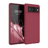 Husa pentru Google Pixel 6, Silicon, Rosu, 55434.209, kwmobile, Carcasa