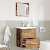 VidaXL Dulap de Baie Lemn vechi 41 x 38.5 x 48 cm Lemn compozit