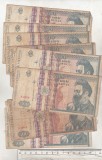 bnk bn Romania 500 lei 1992 - lot 9 bancnote uzate