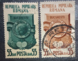 Romania 1953 Lp 341 Campionatele mondiale de tenis serie ștampilate, Stampilat