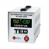 Stabilizator de tensiune automat Ted Electric TED-AVR1000L, 1KA / 600W, Unda sinusoida pura, Strend Pro
