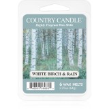 Country Candle White Birch &amp; Rain ceară pentru aromatizator 64 g