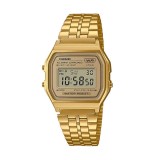 Cumpara ieftin Ceas Casio Vintage Iconic A158WETG-9A, Unisex, Digital, Curea Inox, Rezistent Apa