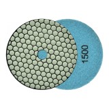 Disc pentru slefuirea uscata a gresiei portelanate, 125 mm, granulatie 1500, Geko G78942