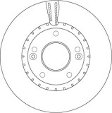 TRW DF6628 Disc frana