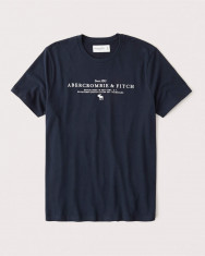 Tricou Abercrombie &amp;amp; Fitch navy mas M si L-Reducere finala!! foto