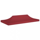 VidaXL Acoperiș pentru cort de petrecere, vișiniu, 6 x 3 m, 270 g/m&sup2;