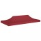 Gossi acoperis pentru cort de petrecere, visiniu, 6 x 3 m, 270 g/m2