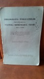 Bibliografia publicatiilor privitoare la cultura romaneasca veche 1935-1936 - cu dedicatia lui G. Georgescu Tistu