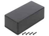 Carcasă universală neagră ABS IP40 65x130x50mm