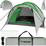 Cort de camping 4 persoane Trizand Nevada, impermeabil, cu vestibul