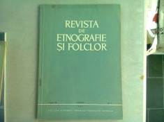 REVISTA DE ETNOGRAFIE SI FOLCLOR NR.1/1969 foto