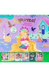 Carte pentru Copii Rapunzel cu Sunete si Pop-Up, Carton Rezistent, Ilustratii Color