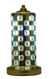 Lampa de masa Lexington 3D -D, Mauro Ferretti, 1 x E14, 40W, &Oslash; 17x34 cm, metal